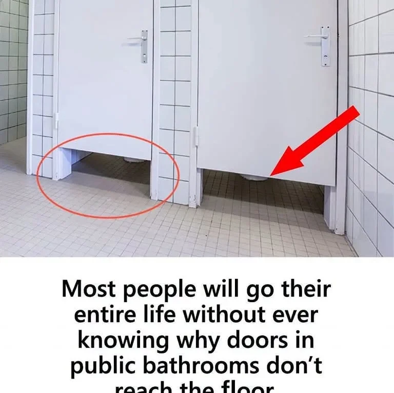 Why Bathroom Stall Doors Have Gaps