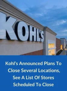 kohls store closures