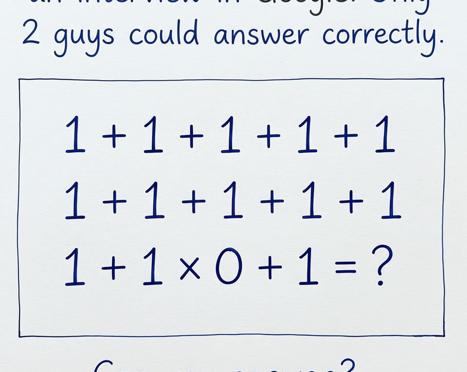 google interview math puzzle with answer