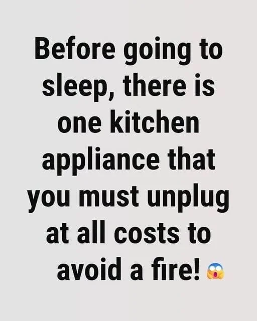 leaving air fryer plugged in danger