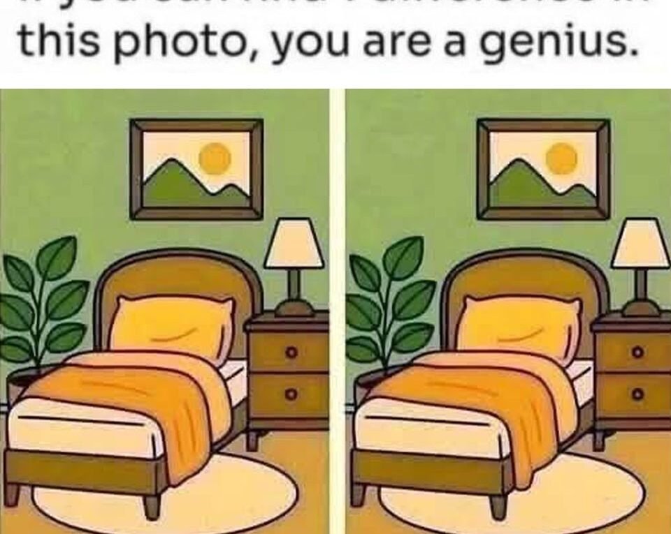 spot the difference bedroom puzzle with answers