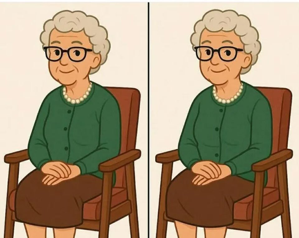 spot the difference grandmother puzzle with answers